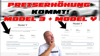 PREISERHÖHUNG IM ANMARSCH! - TESLA Model 3/Y - 2022 | EFIEBER