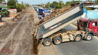 Fantastic Huge Rock Update In Deep Downstairs Build Foundation Technique Skill Work Operator Dozer