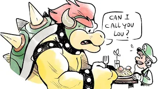 Bowser and Luigi's WHOLESOME DATE! (Mario Comic Dub)