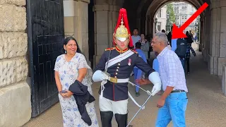 What this Rude Man Did To the Guard will Shock You