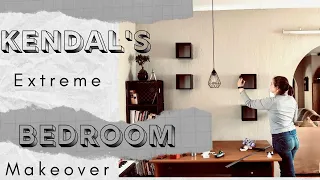 Extreme Bedroom Makeover || Modern-tech styled room || Before and After