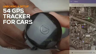 LandAirSea 54 GPS TRACKER  for Cars Unboxing and Setup︱techloto