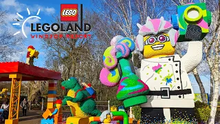 Legoland Full Walkthrough | Every Area, Ride and Attraction (March 2022) [4K Ultra Wide]