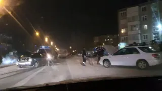 На проспекте Лапенкова произошло серьёзное ДТП