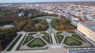 Palace of Versailles, Versailles, France - Drone Footage 4K