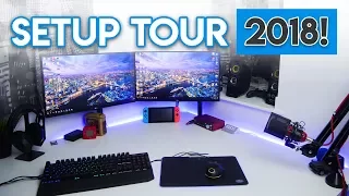 My Gaming & Editing Setup Tour 2018! 🔥 [INSANE SETUP 2018]