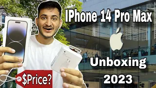 iPhone 14 Pro Max Unboxing With 20W Apple Adapter 2023 ┃Space Black 512gb ┃Price in Pakistan?🔥🔥🔥