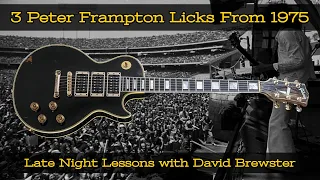 3 Peter Frampton Licks From 1975