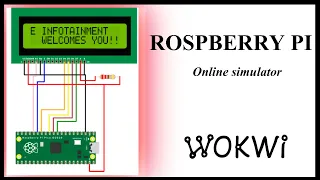 raspberry pi simulator online  PI-Pico with lcd display Free Raspberry simulatorWOKWI simulator