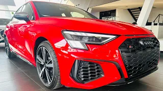 Audi S3 sedan 2024* Ultimo ROJO TANGO | Faros Matrix Led, FULLBLACK y Rines Audi Sport