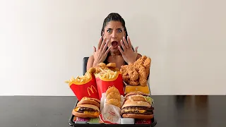 COULD YOU EAT THIS UNDER 1 HOUR FOR $100,000 | VIRAL £50 MCDONALDS CHALLENGE | @LeahShutkever