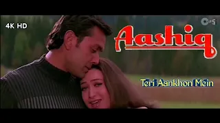 Teri Aankhon Mein || AASHIQ || Bobby Deol&Karisma Kapoor || Full Video Song