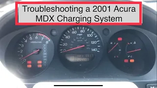 Troubleshooting charging system on 2001-2006 Acura MDX, Repairing by Replacing Alternator DIY