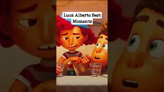 Luca Alberto Giulia Best Moments - Pixar Disney Movie #shorts