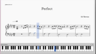 Ed Sheeran - Perfect - Piano Arrangement - Free Sheets