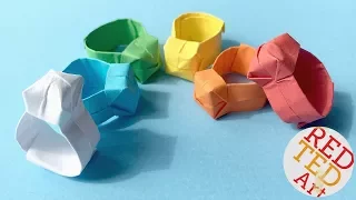 Origami Ring DIY   Easy Paper Ring