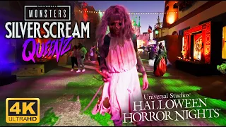 Silver Scream Queens Scare Zone POV Walkthrough | HHN 2021 | Universal Studios Hollywood