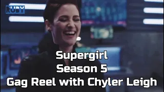 Supergirl Season 5 - Chyler Leigh - Gag Reel & Dancing