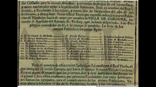 El proceso de población de la Villa de Córdoba