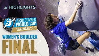 Women's Boulder final highlights || Meiringen 2022