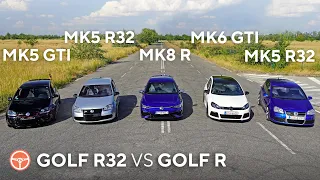 Klasický VW Golf R32 vs nový VW Golf R. Ktorý je lepší? - volant.tv test