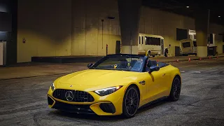 2022 Mercedes-AMG SL 55 4Matic+ in Sun Yellow // Latest Generation Of The Legendary Roadster //