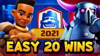 I GOT 20 WINS WITH PEKKA RAM RIDER IN CLASH ROYALE!