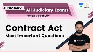 Contract Act | Most Important Questions | Judiciary Preparation | Anoop Upadhyay