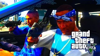 GTA 5 ONLINE -  BOYZ N THE HOOD | BLOODS VS CRIPS