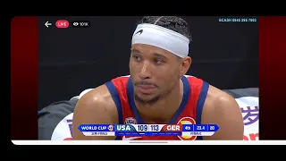 UNCUT LAST TWO MINUTES: GERMANY VS USA | Umiyak Si Reaves