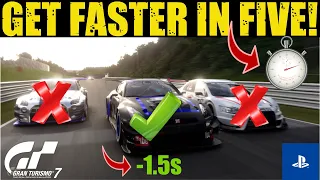 Gran Turismo 7 : Get FASTER in Just 5 MINUTES With These 5 TIPS!