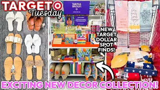 EXCITING NEW TARGET HOME DECOR COLLECTION 😍☀️ | NEW Target Dollar Spot Finds + Summer Sandals 🩴