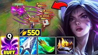 RIOT BROKE KAI'SA WITH THESE NEW Q BUFFS! (550 AD NUCLEAR MISSILES)