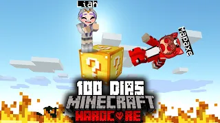 🟥Sobreviví 100 Días en un SOLO LUCKYBLOCK en MINECRAFT | Directo