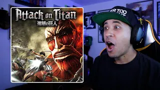 First Time Reacting to Shingeki No Kyojin Openings (1-7)  | New Anime Fan