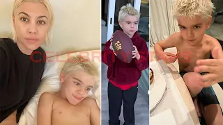 Kourtney Kardashian's Son Reign Disick NEW Blonde Hairstyle Matching to His Mommy