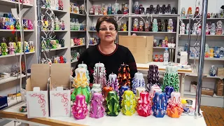 Teaching the technology of manufacturing carved candles handmade. Master class: Irkutsk