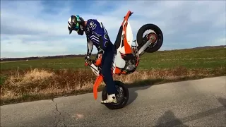 Epic Supermoto Crashes 2017 KTM EXC 500, EXC 125