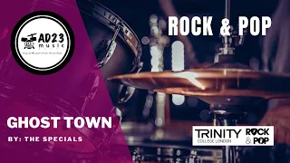 HOW TO PLAY GHOST TOWN ON DRUM | BY: THE SPECIALS | Trinity Rock & Pop