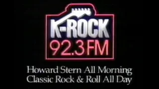 K-Rock 92.3 FM WXRK feat. Sam Kinison - Radio Station TV Commercial (1987)