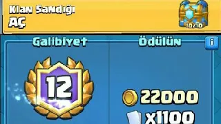 Klan Sandığı Ve Büyük Mücadele 12 Galibiyet Sandığı Açtım//Clash Royale?