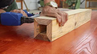 The Most Effective Idea To Reuse Old Wood // Awesome Wood Recycling Project