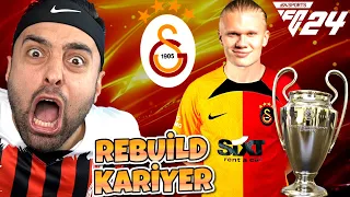 HAALAND GALATASARAY DA 😱 ŞAMPİYONLAR LİGİ ! EA FC 24 REBUİLD KARİYER !