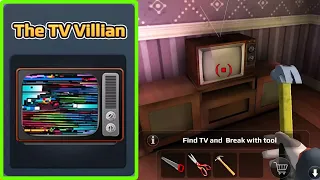 Scary Teacher 3D | The TV Villain - Gameplay Walkthrough (iOS Android)