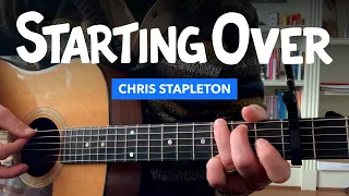 🎸 Starting Over • Chris Stapleton guitar lesson w/ tabs