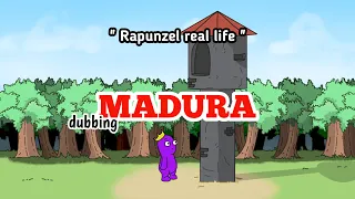 Rapunzel real life  -  animasi dubbing Madura || ep animation