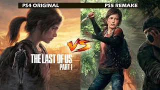 The last of us Remake vs Original | THE LAST OF US PS5 vs PS4 | Graphics Comparison | NV Game Zone
