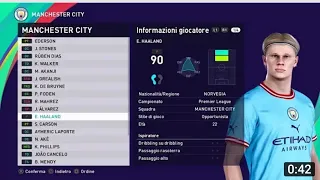 Manchester City 2022-23#efootball2023 Ps4 #Ps5 PES 2021 Player Faces & Ratings Patch FOPremier