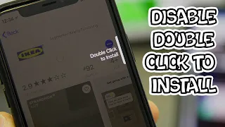 Disable Double Click to Install iPhone 11 Or iPhone 12 !