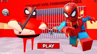 SPIDER MAN BARRY'S PRISON RUN IN ROBLOX NEW UPDATE - All Bosses Battle ROBLOX FULL GAME #roblox